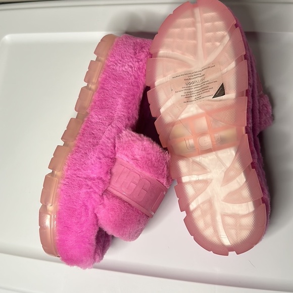 *UGG Fluffita Clear Flatform Slipper 8 NWOT O-34 - Picture 5 of 7